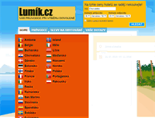 Tablet Screenshot of lumik.cz